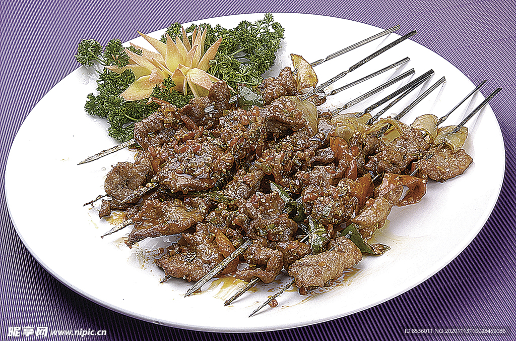 家常菜飞箭鹿肉串
