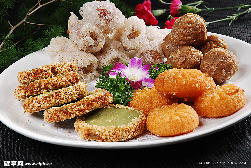 豫菜点心花拼