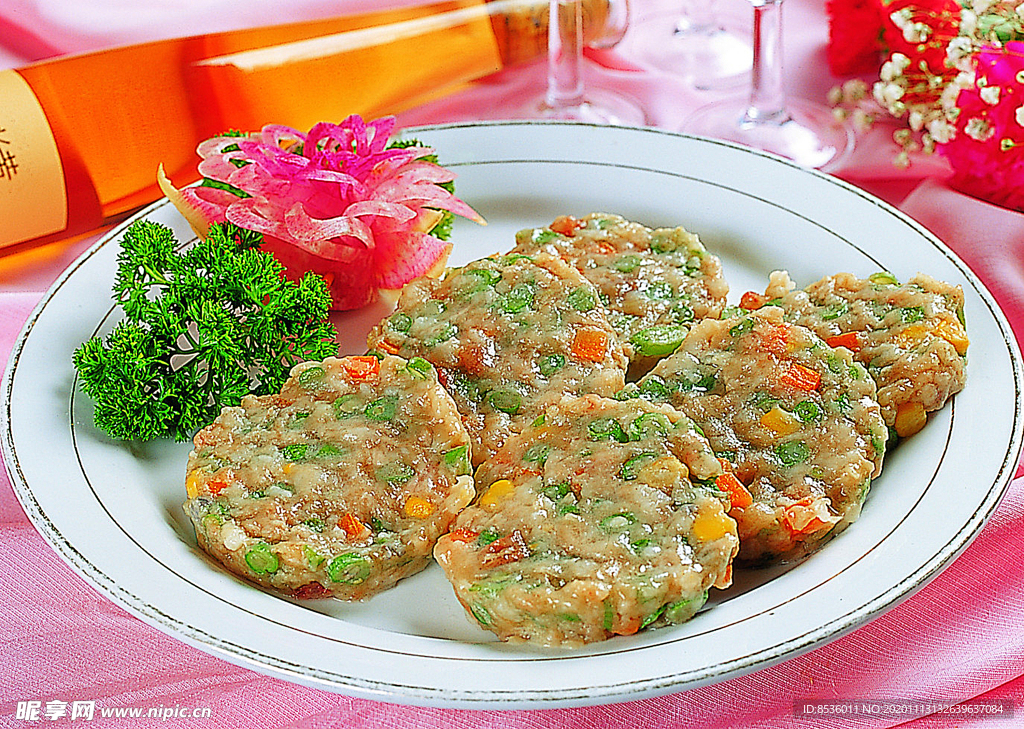 豫菜豆角肉饼