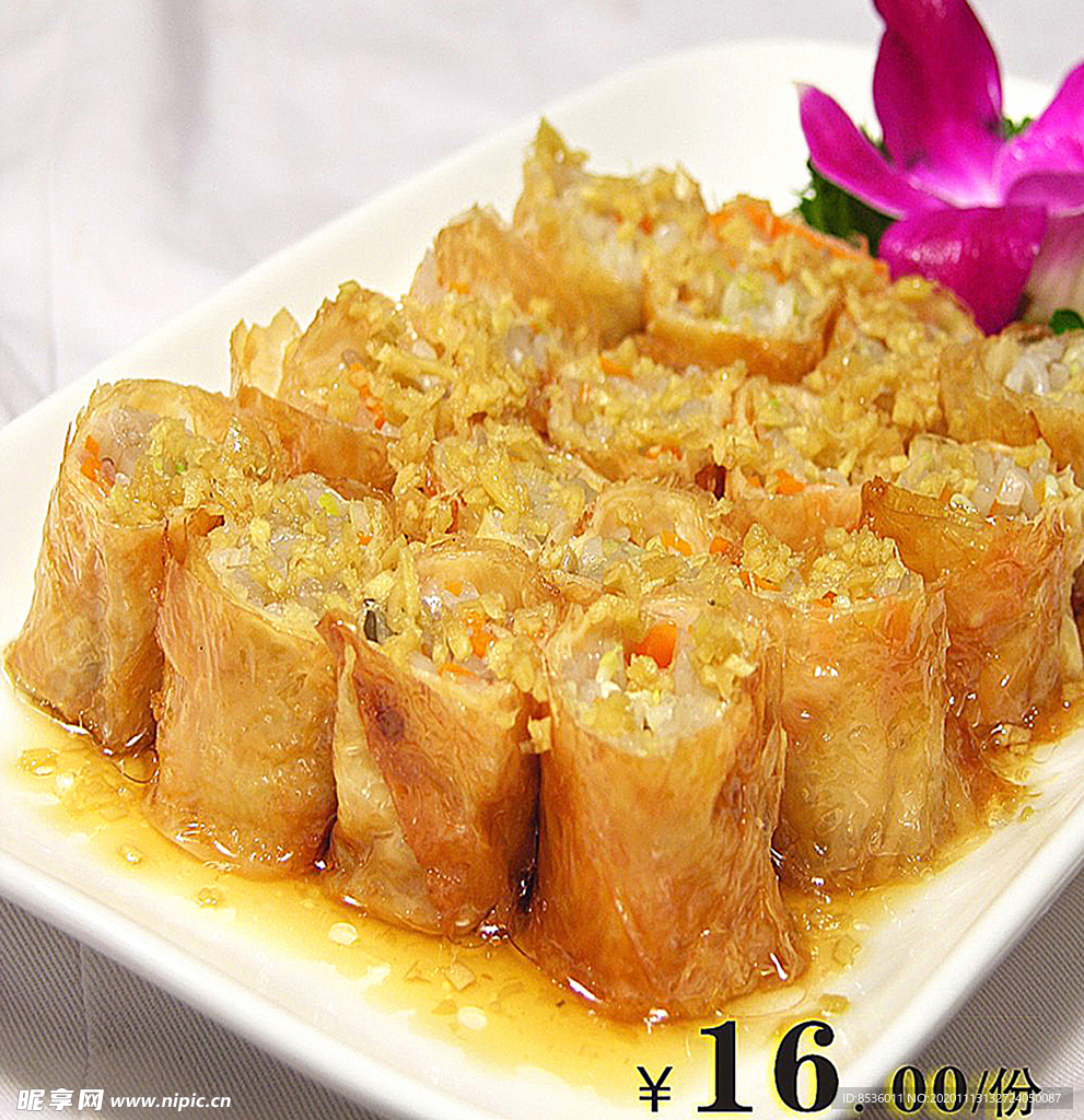 豫菜豆皮素卷