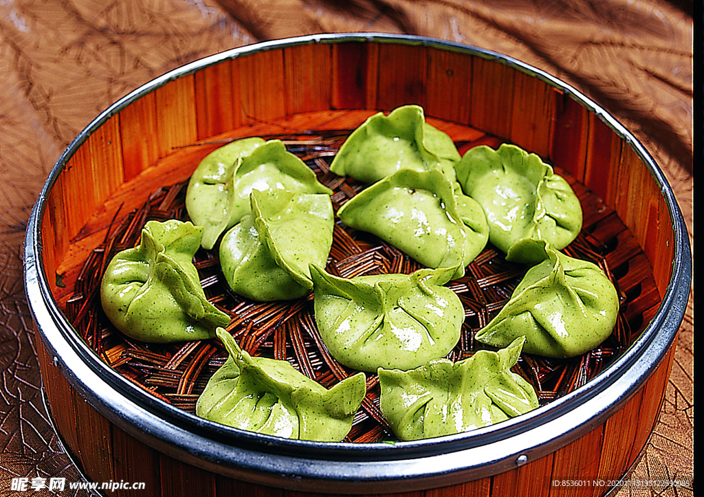 豫菜翡翠蒸饺