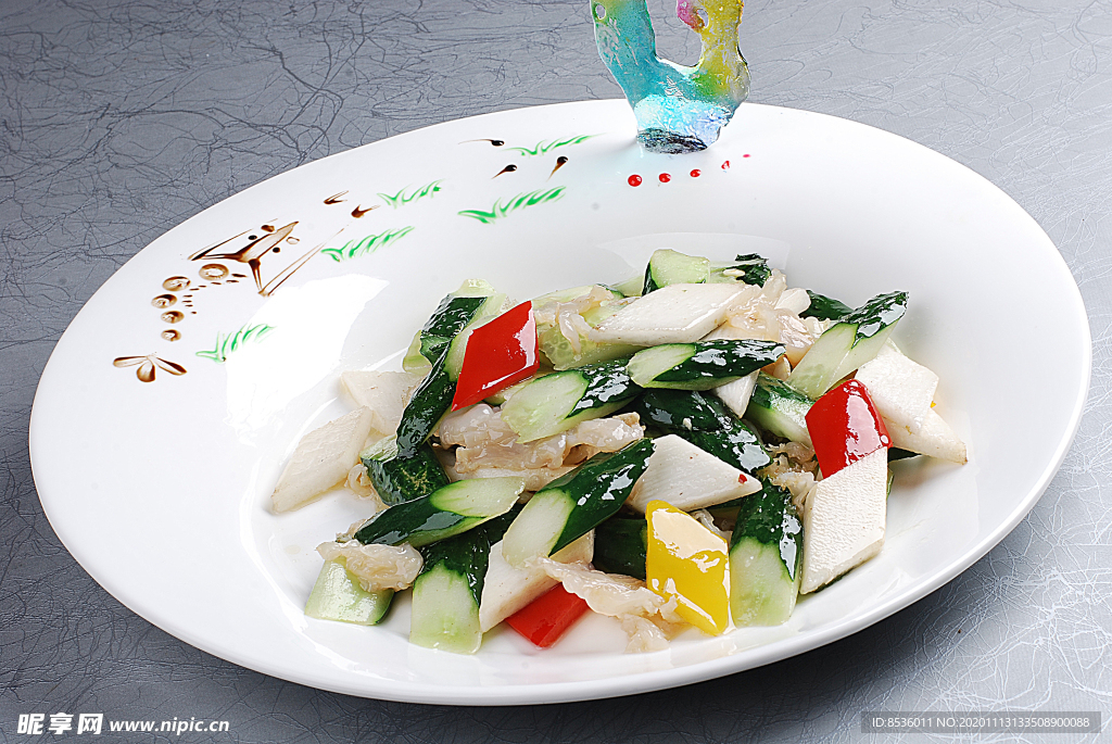 豫菜橄榄油青瓜海蜇