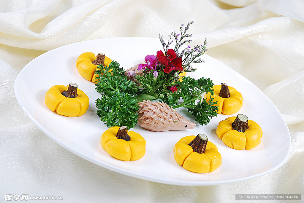 豫菜金桔南瓜饼