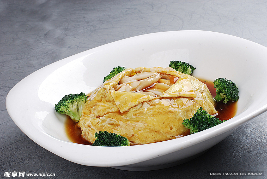 豫菜金汁莲花上素    浓香味