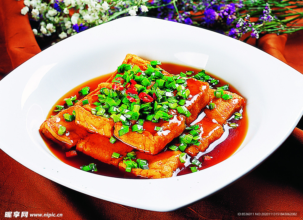 豫菜韭菜煎豆腐