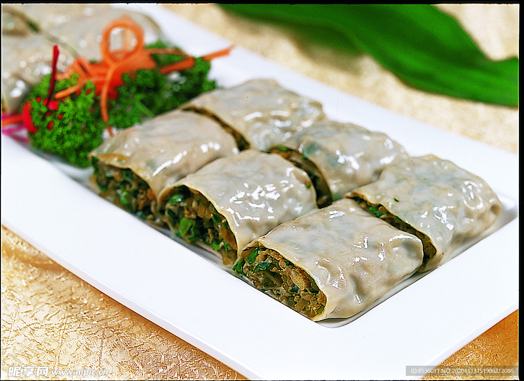 豫菜韭菜脂卷