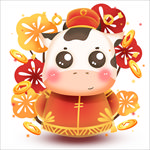 卡通牛