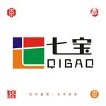 七宝logo设计矢量文件