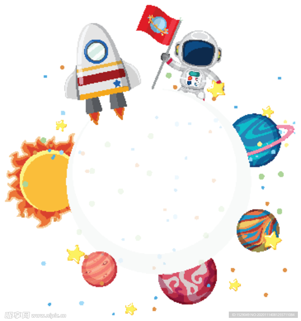 卡通太空宇宙