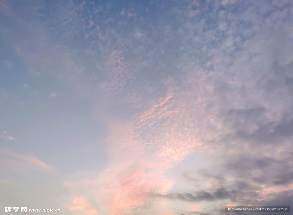 晚霞 天空