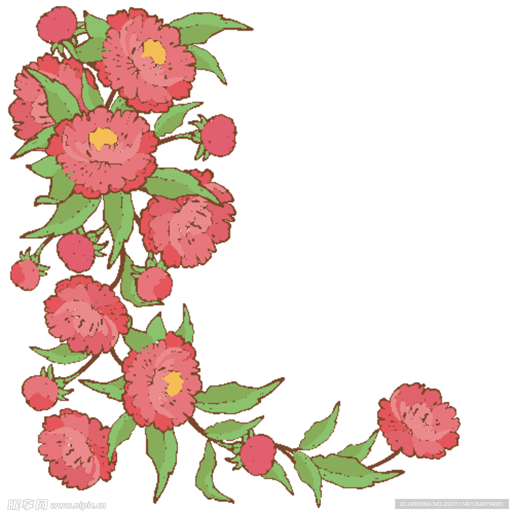 水彩花卉插画