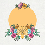 水彩花卉插画