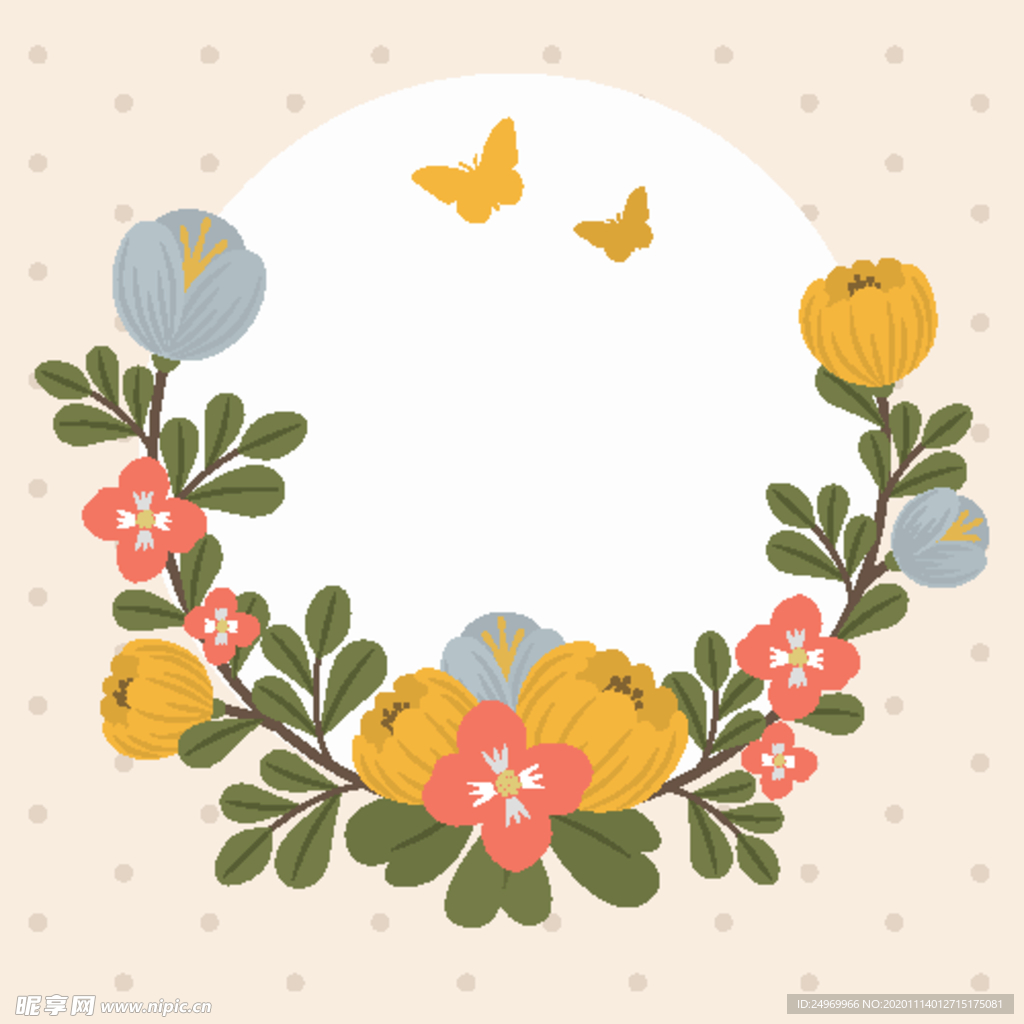 水彩花卉插画