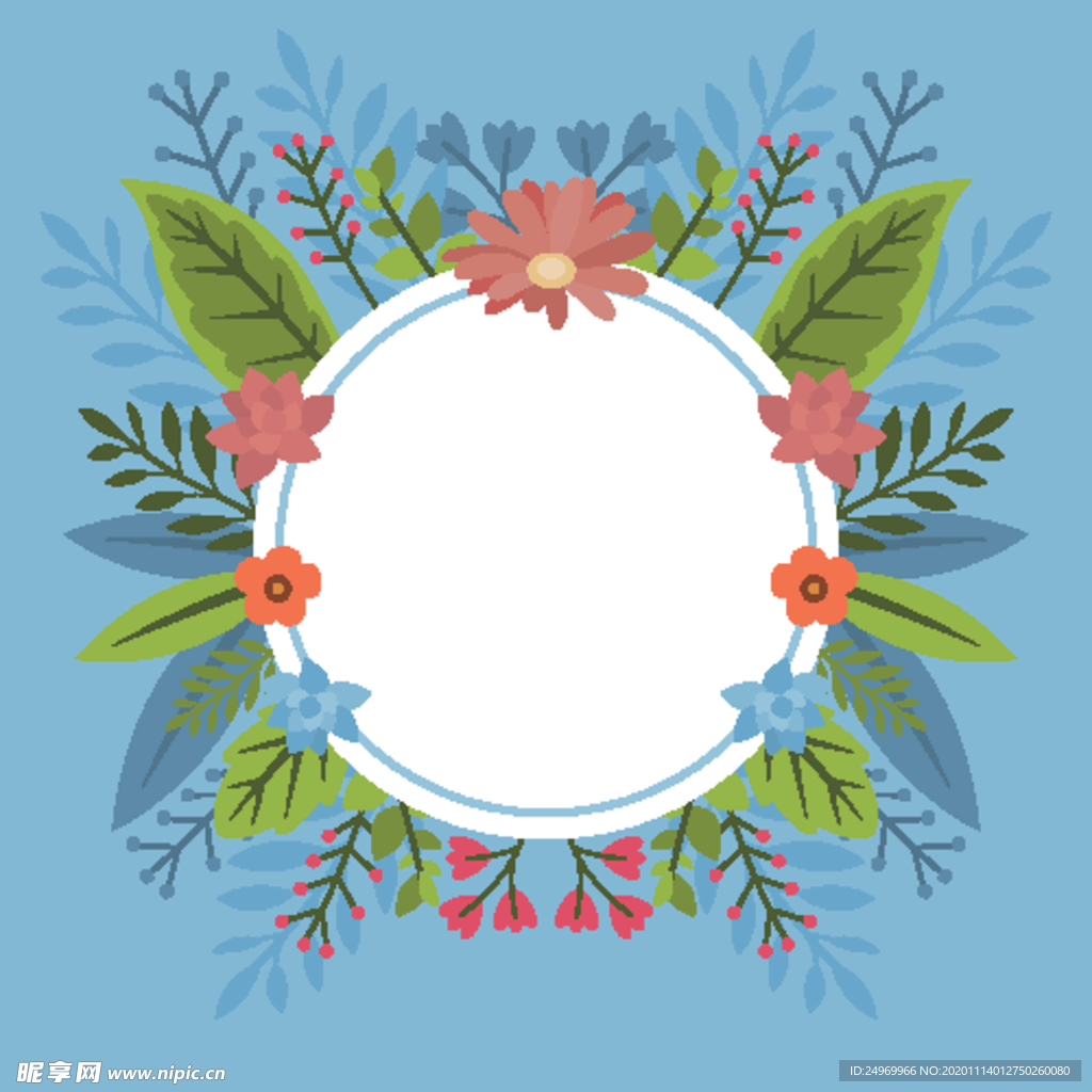 水彩花卉插画