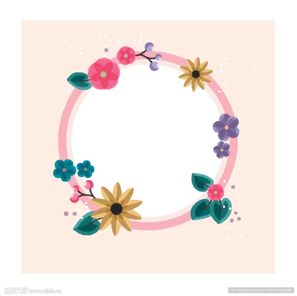 水彩花卉插画