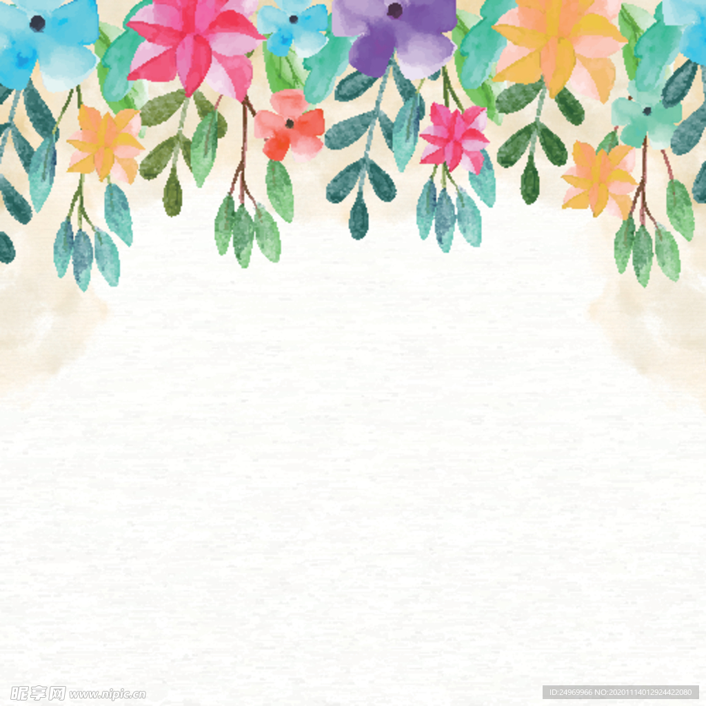 水彩花卉插画