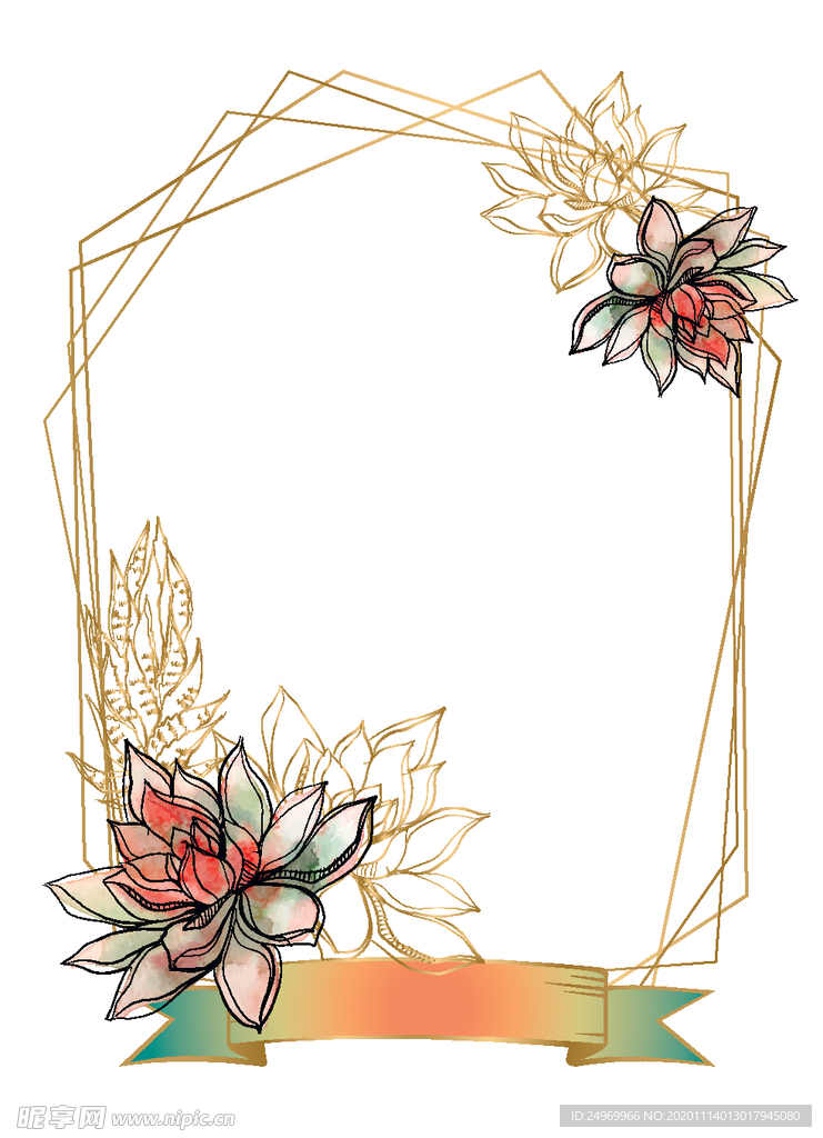 水彩花卉插画
