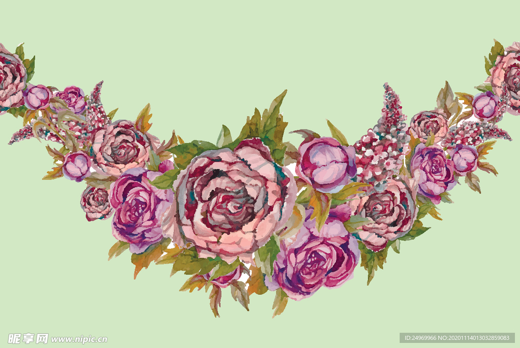 水彩花卉插画