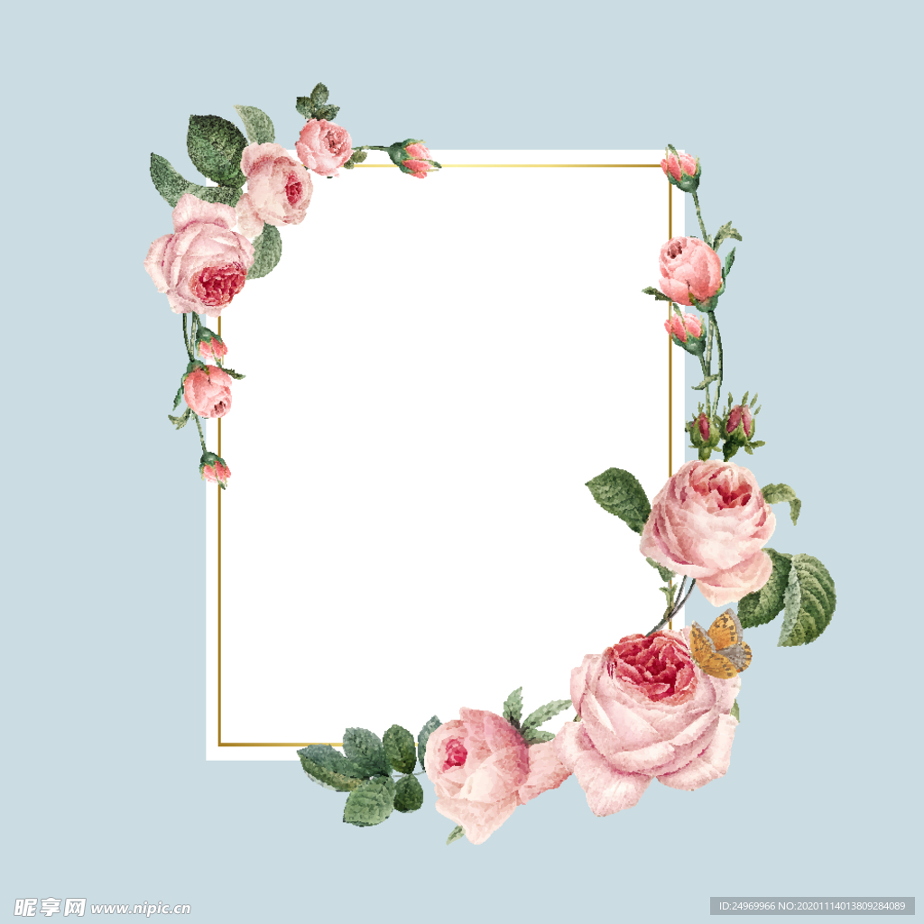 水彩花卉插画