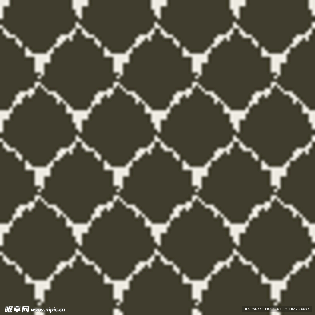 叶子花卉无缝图案