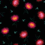 动植物无缝花纹
