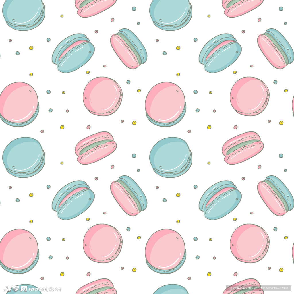 动植物无缝花纹