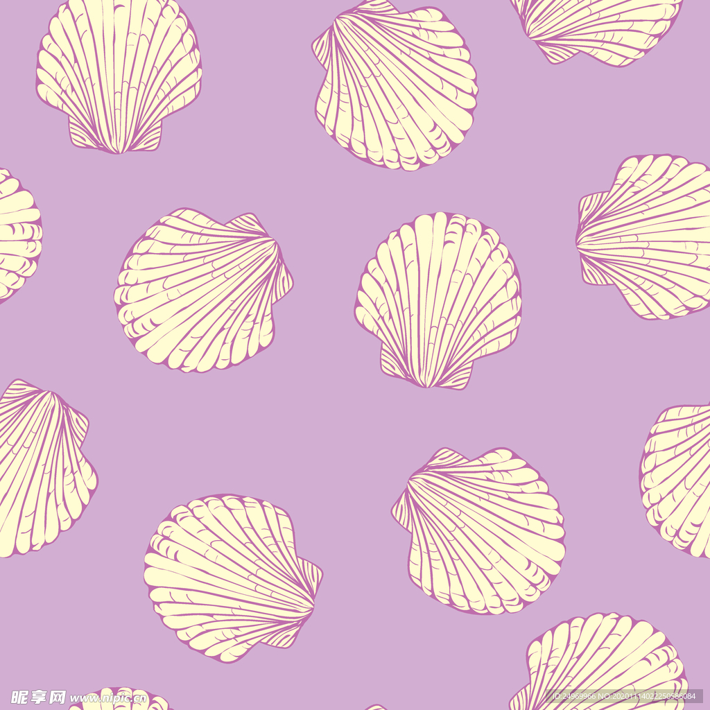 动植物无缝花纹