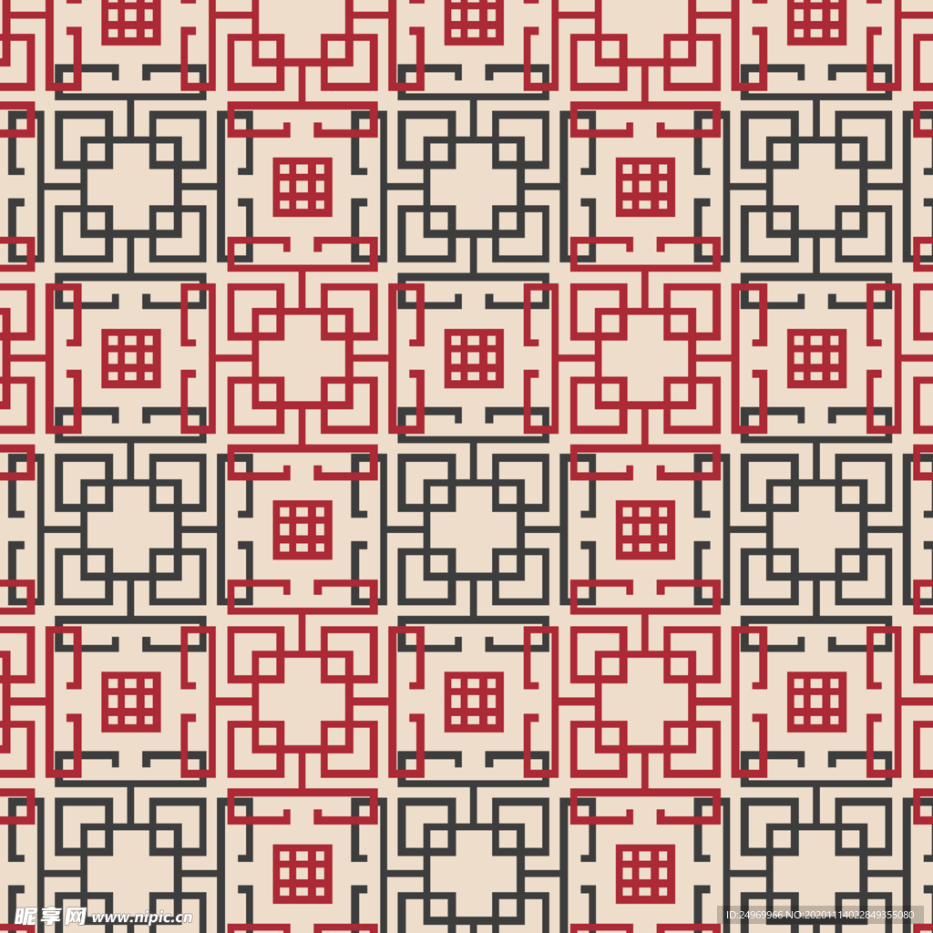 古典无缝花纹