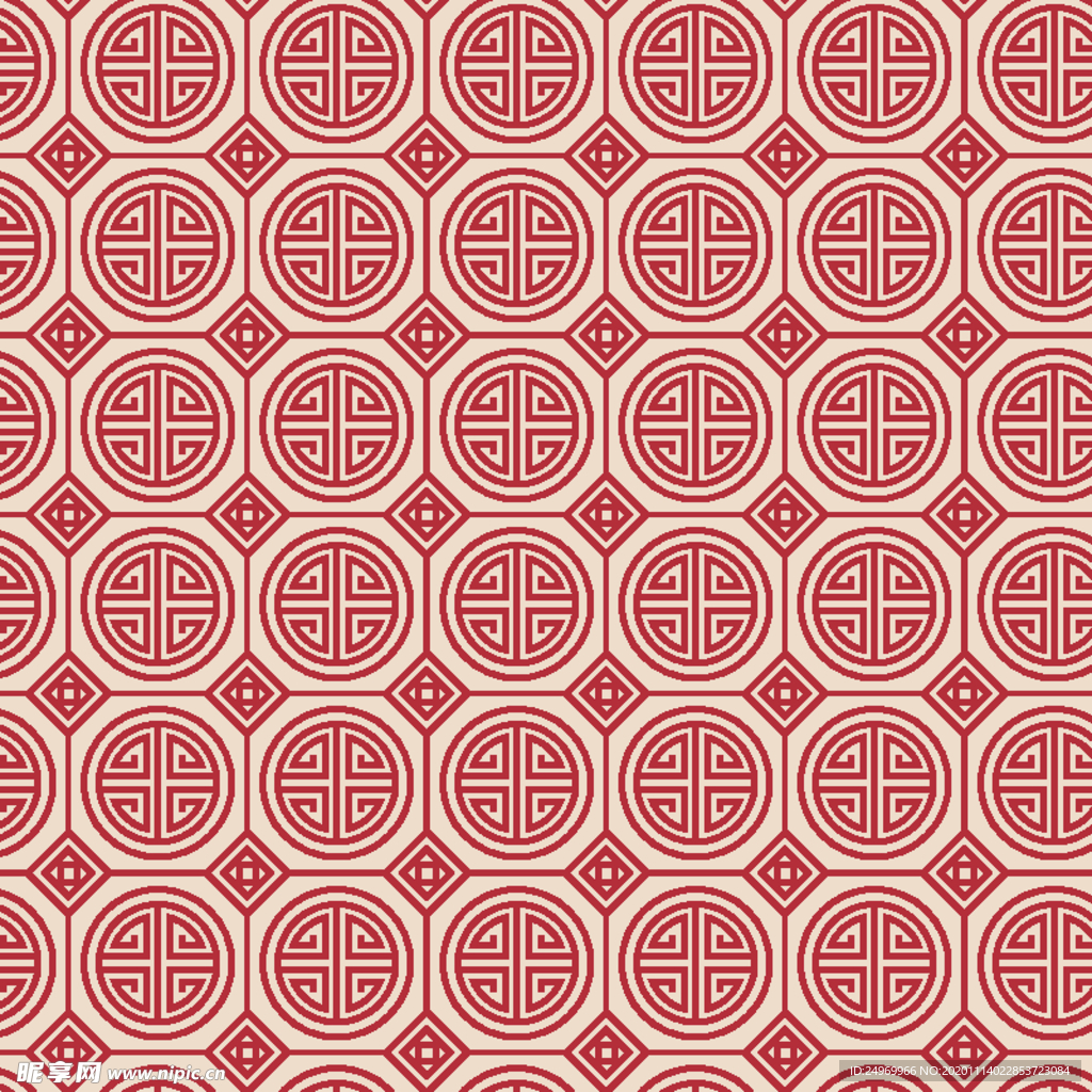 古典无缝花纹