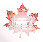 城市建筑剪纸