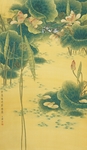 水墨荷花