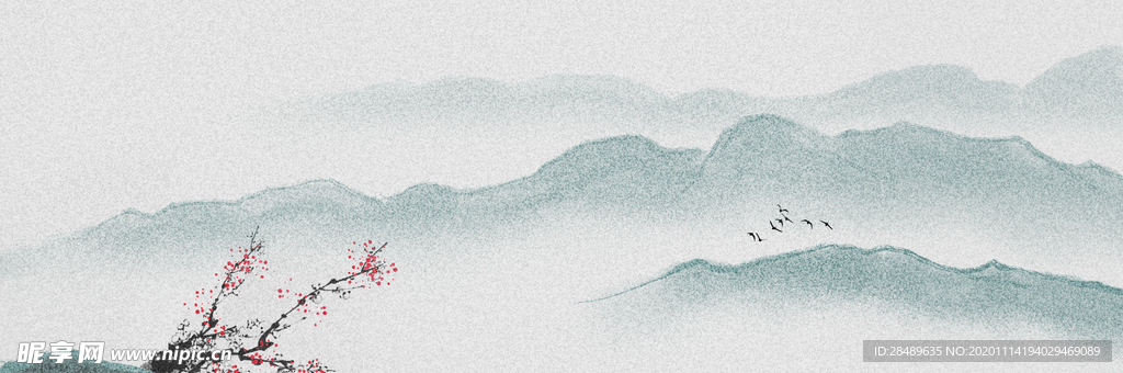 国画山水画