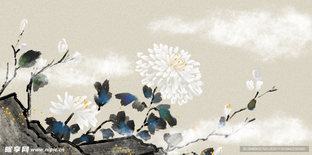 国画山水画