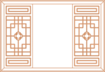 中式雕花边框
