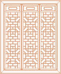 中式雕花边框