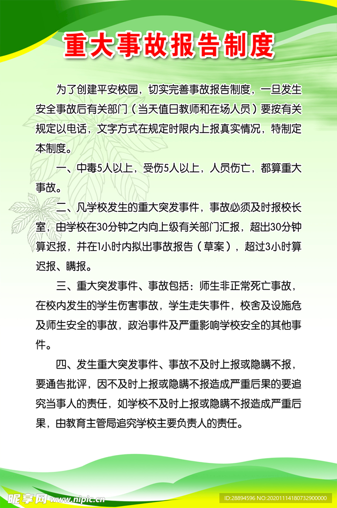 制度牌