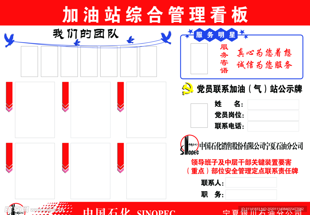 加油站综合管理看板