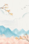 中国山水风背景