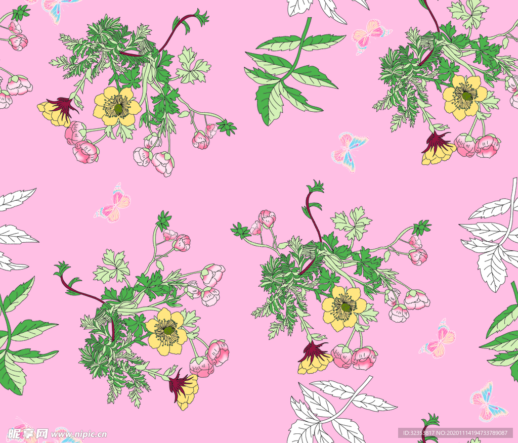 手绘花