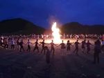 大型 篝火 晚会 舞蹈 篝火晚
