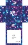 K歌KTV广告抽纸盒平面图