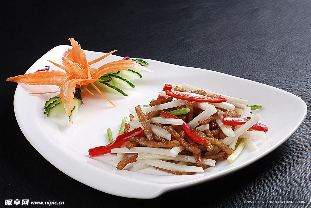 豫菜莲藕炒蒜香肉