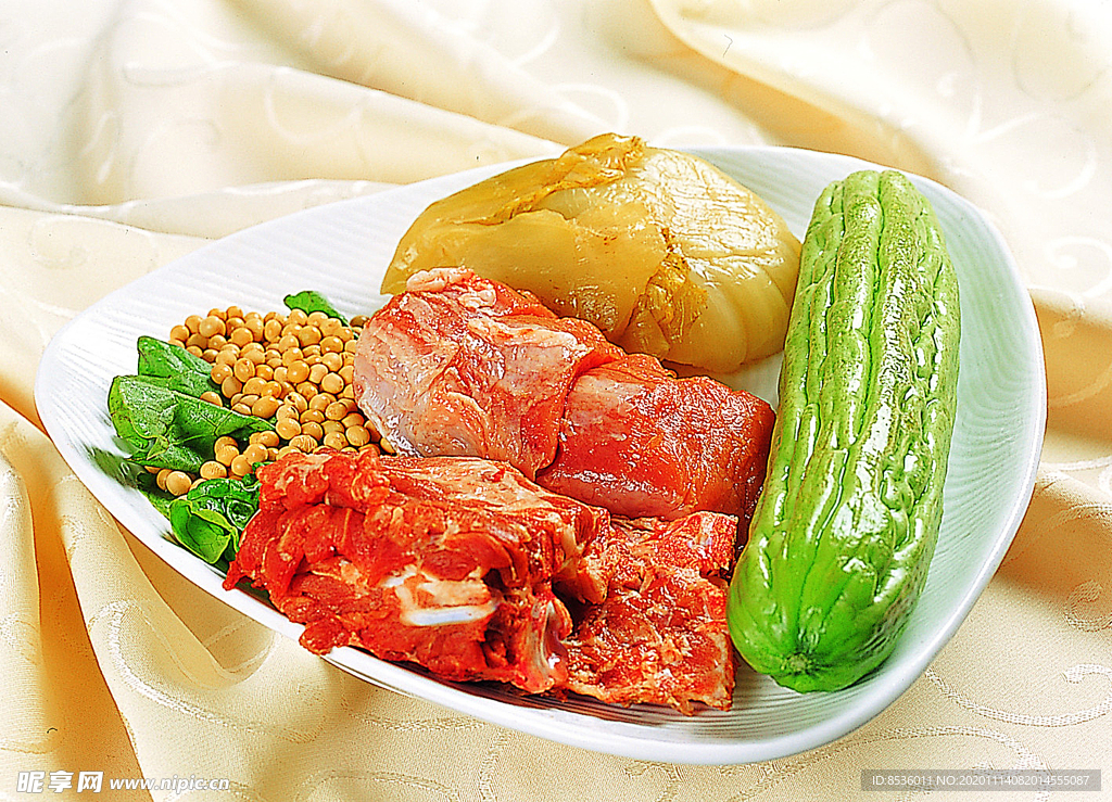 豫菜凉瓜咸菜煲黄豆