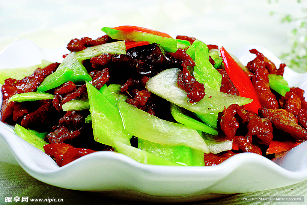 豫菜萝卜炒肉片
