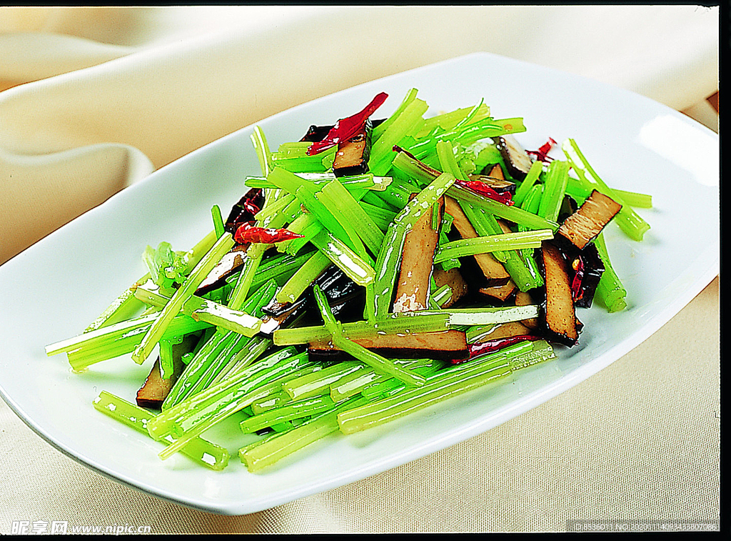 豫菜麦芹香干