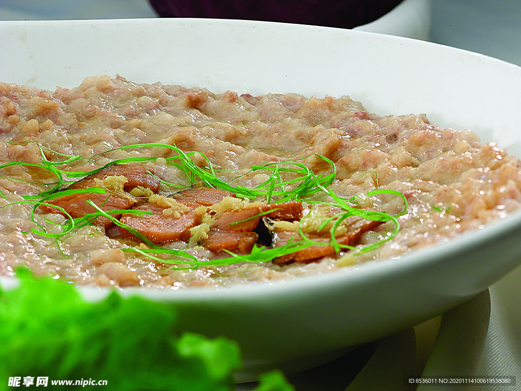 赖彩双: Steamed Minced Pork with Salted Fish Paste 咸鱼酱蒸肉饼