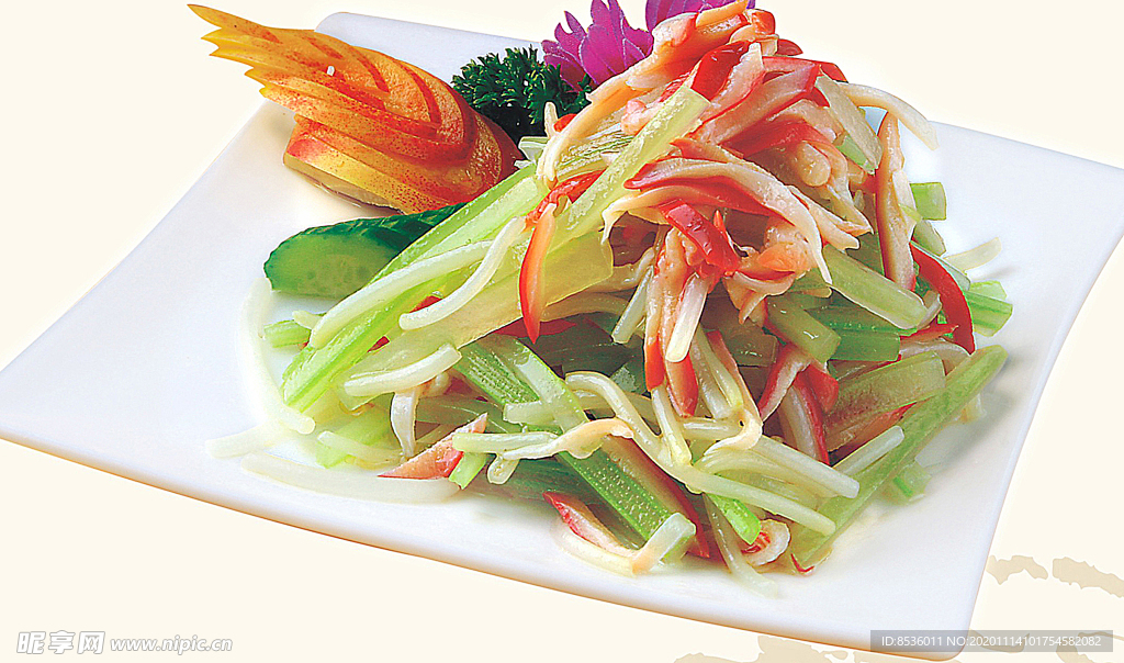 豫菜芹草芽菜北极贝