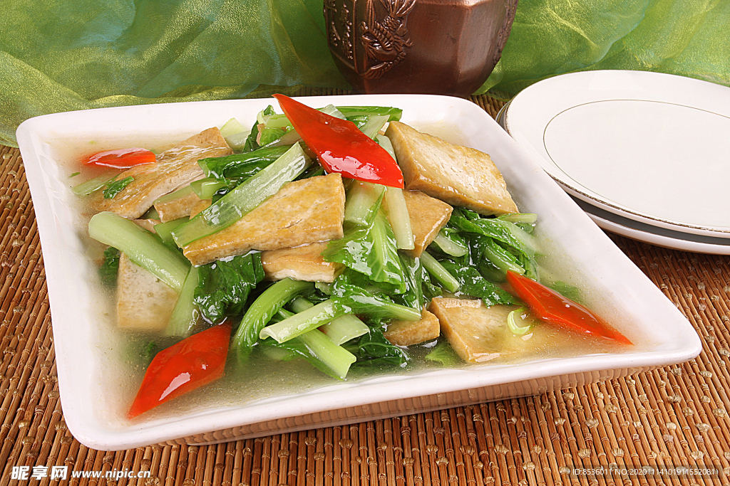 豫菜青菜豆腐