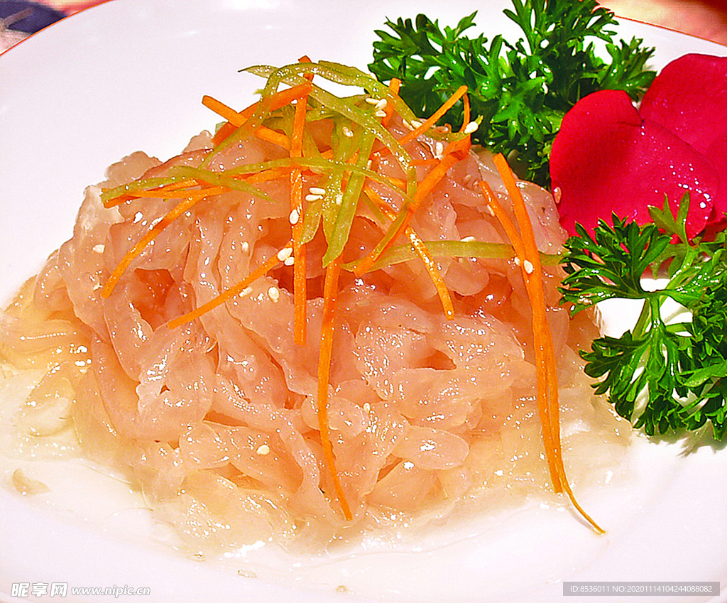 豫菜三色蜇丝