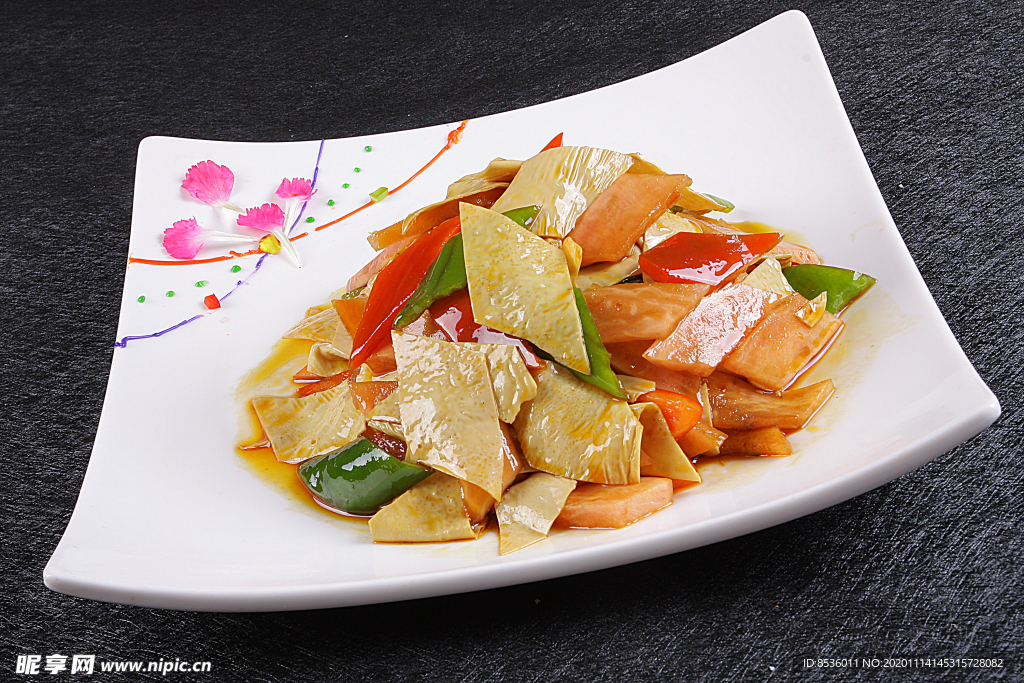 豫菜小炒汉阴豆油皮